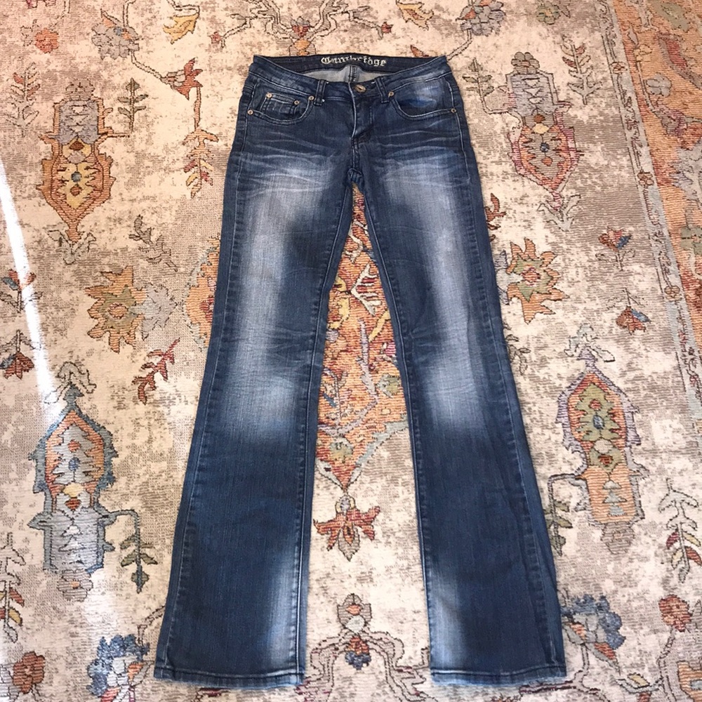 Cambridge Boot Cut Distressed Jeans Arden B  28